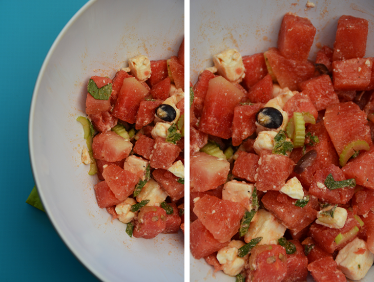Wassermelone-Feta-Salat-Rezept
