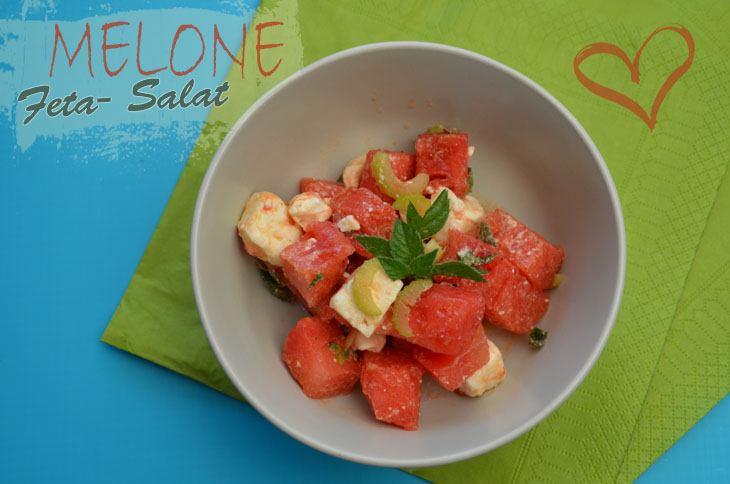 Wassermelone-Feta-Salat-Rezept