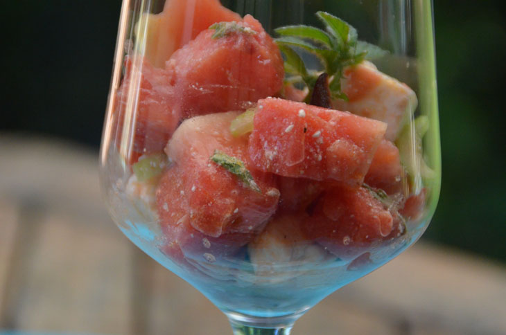 Wassermelone-Feta-Salat-Rezept