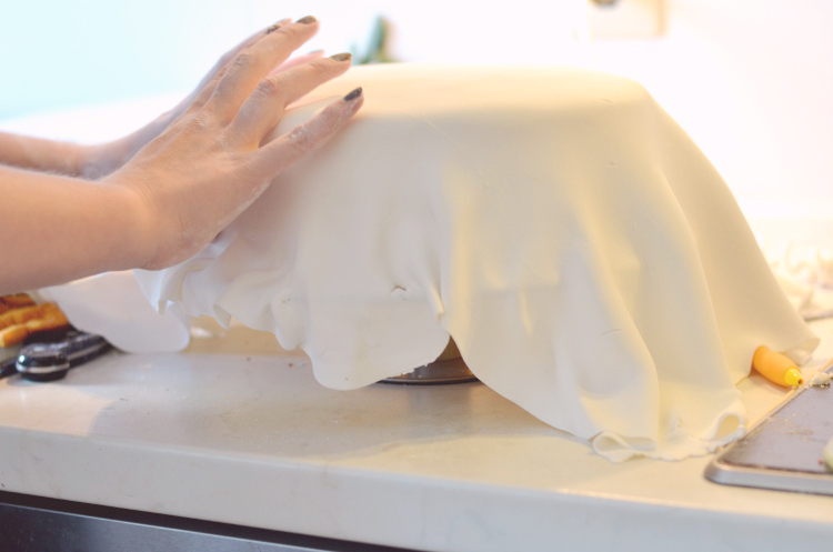 Rezept für eine zweistöckige Ombré-Torte