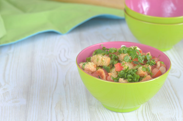 Rezept Mediterraner Brotsalat