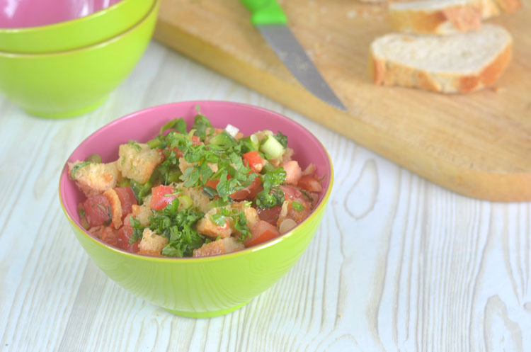 Rezept Mediterraner Brotsalat