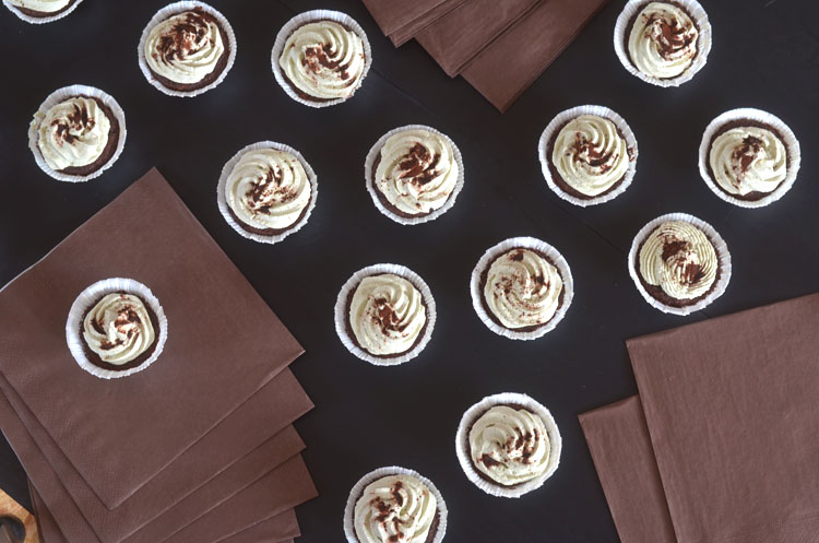 Rezept Matcha-Schoko-Cupcakes
