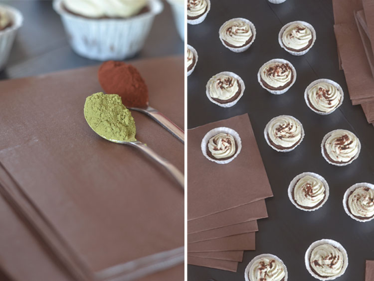 Rezept Matcha-Schoko-Cupcakes