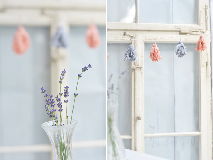 girlande-basteln-aus-wolle-garn-günstige-partygirlande-selber-machen