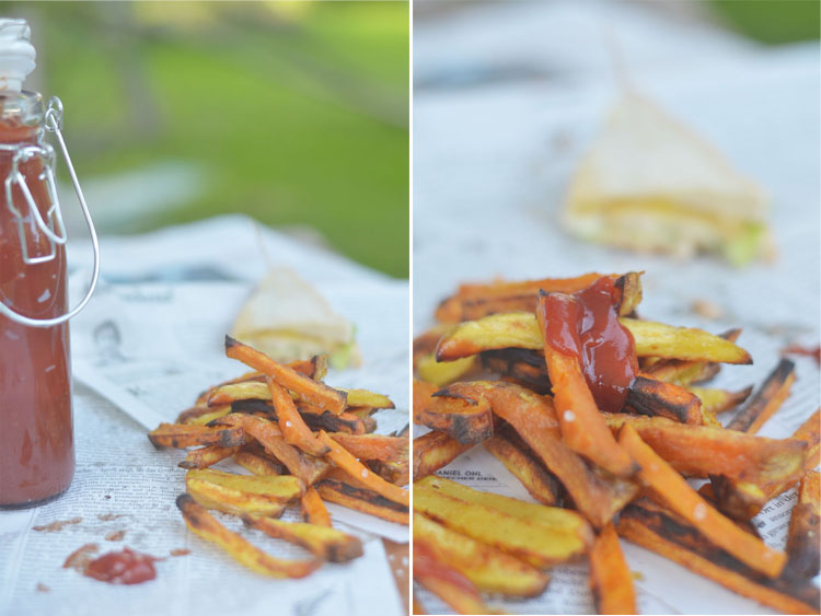 Süßkartoffelpommes-Rezept