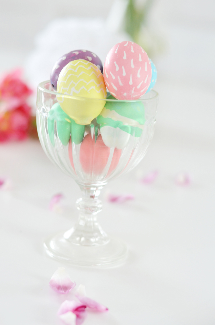 Ostereier Wachstechnik