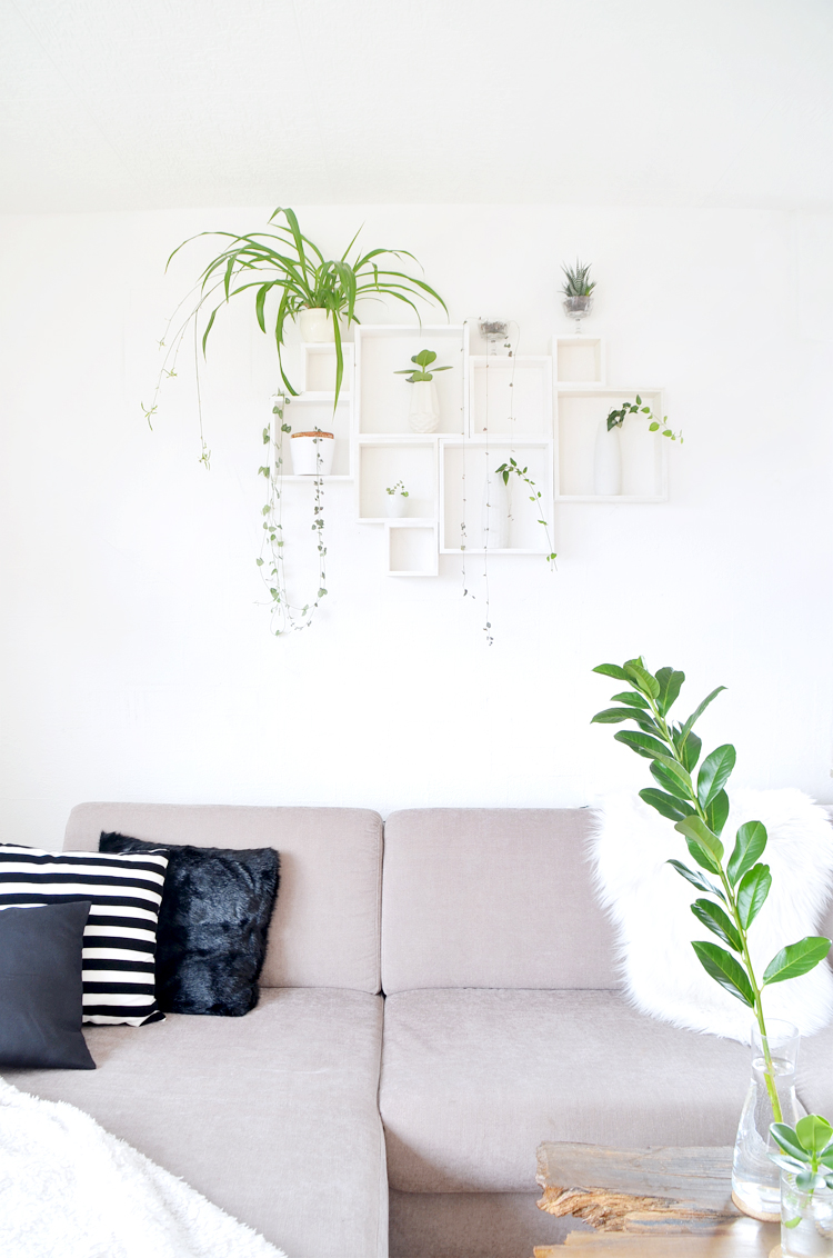 Wandregal aus Vierecken selber machen