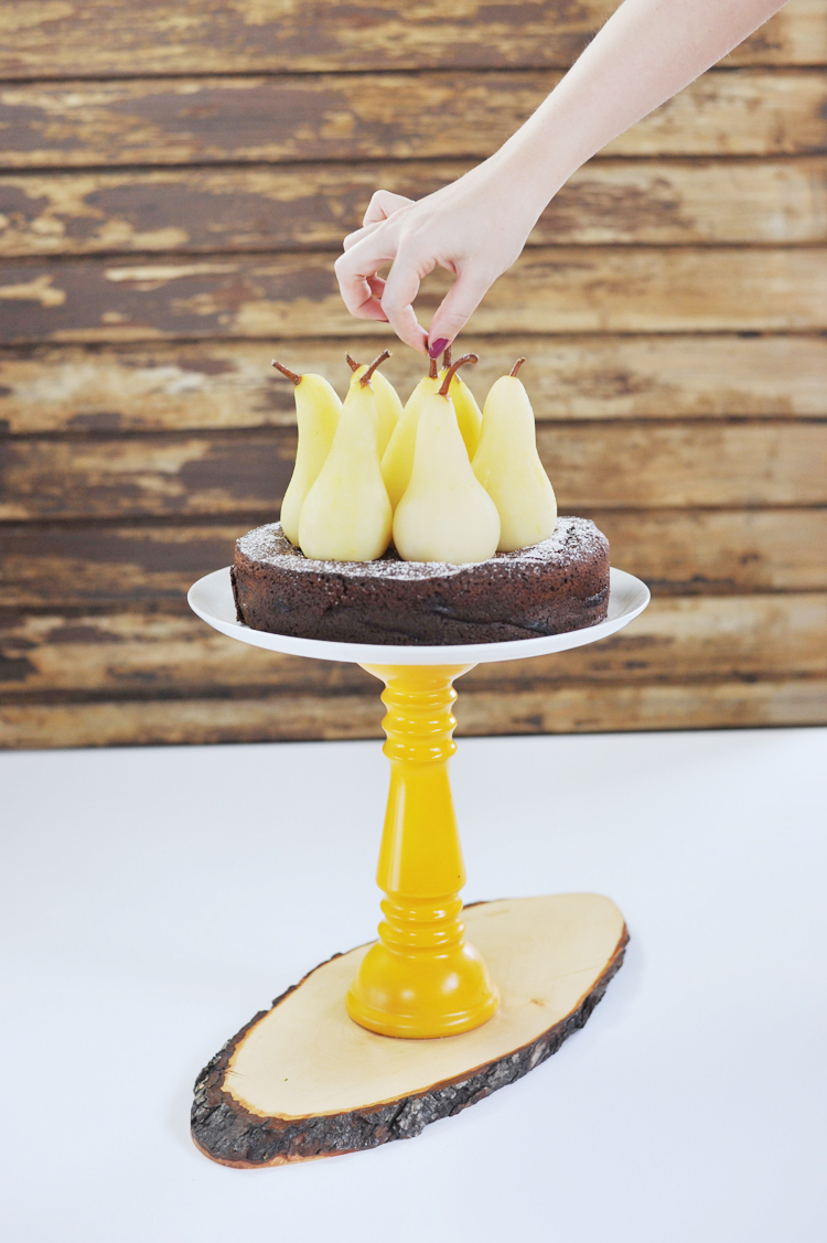 Rezept für Schoko Birnen Kuchen