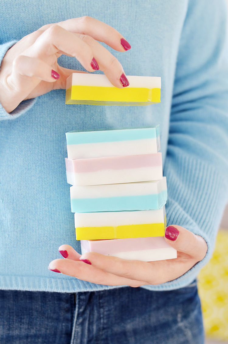 DIY: Colour Blocking Seife selber machen