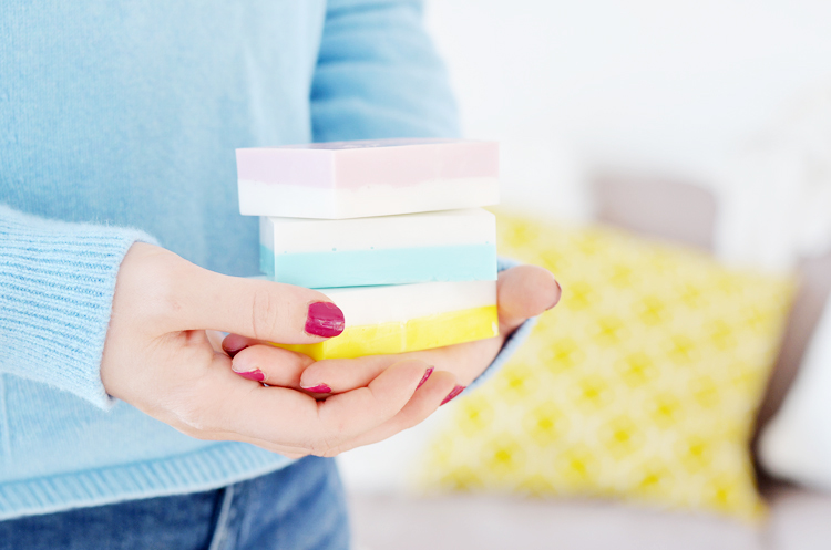 DIY: Colour Blocking Seife selber machen
