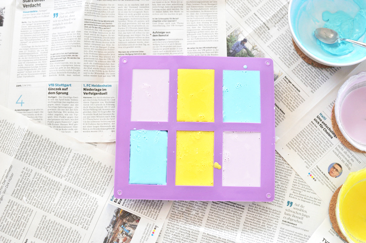 DIY: Colour Blocking Seife selber machen
