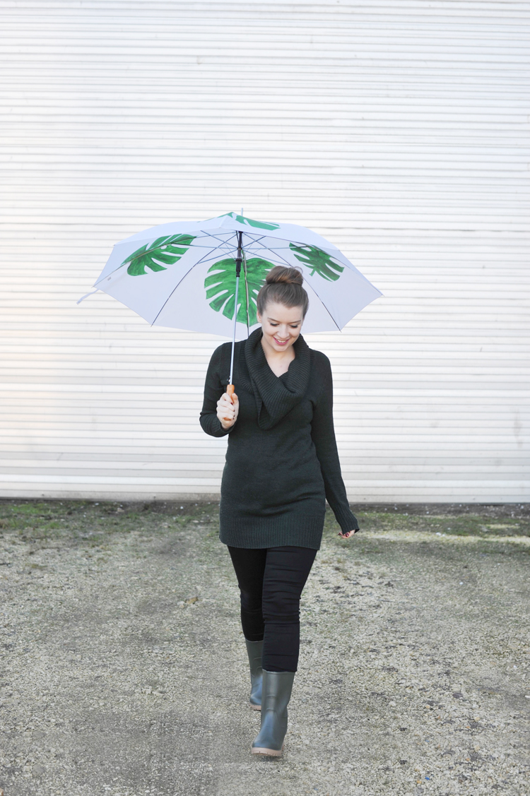 DIY: Monstera Schirm