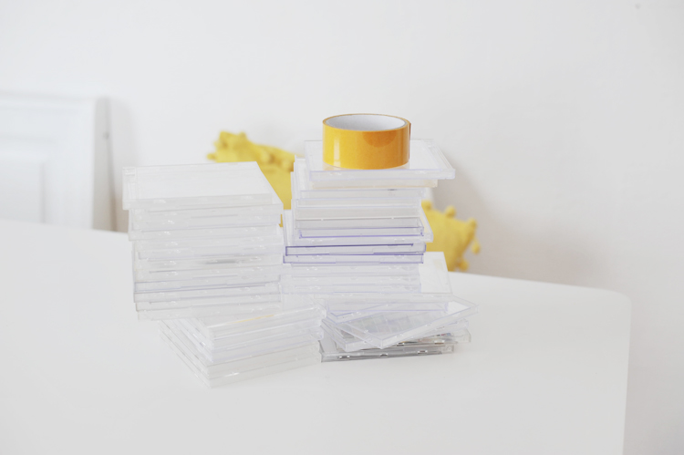 DIY: Wandkalender aus CD-Hüllen