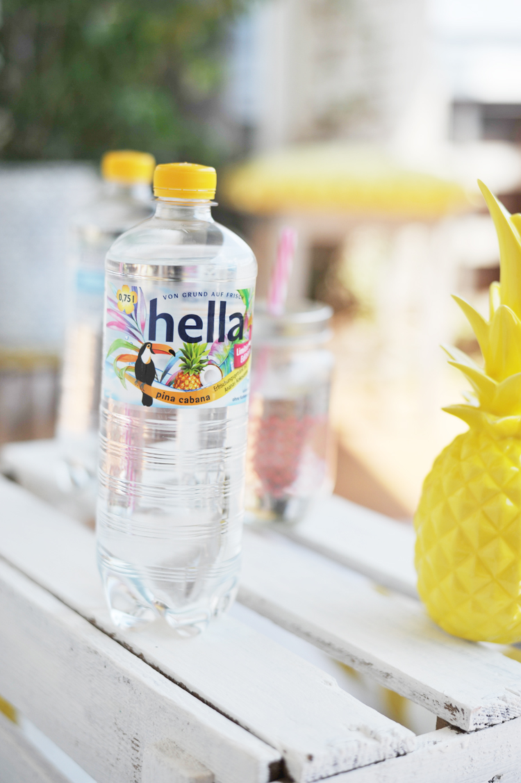 DIY-Idee für eine tropische Balkonparty