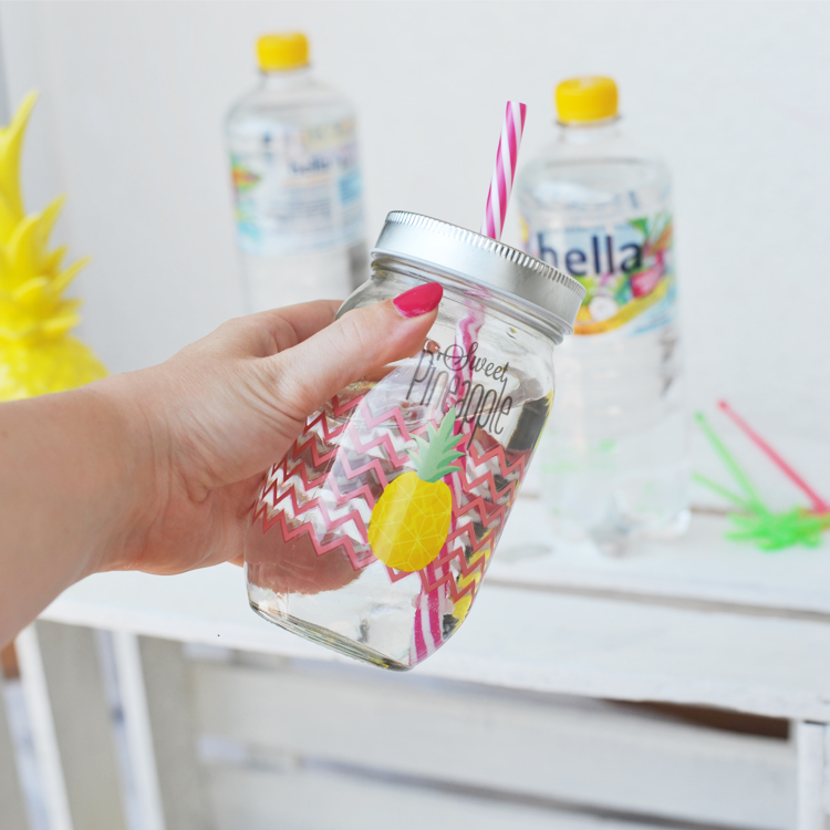 DIY-Idee für eine tropische Balkonparty