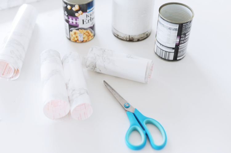 Stiftehalter aus Dosen basteln