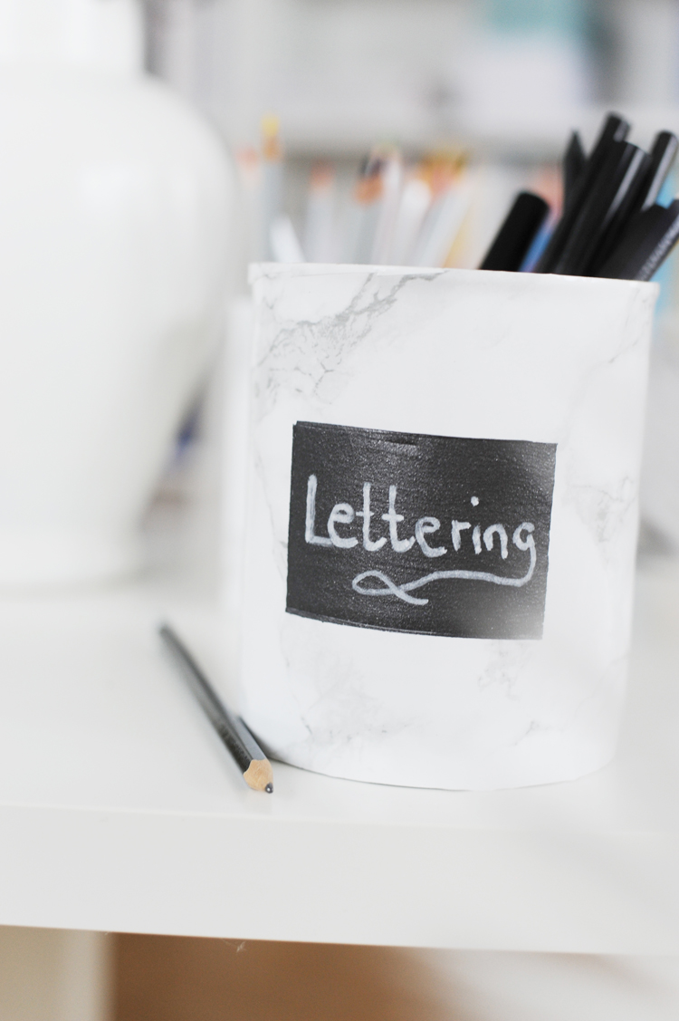 Stiftehalter aus Dosen basteln