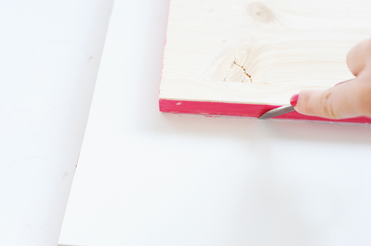 DIY: Holztablett in Marmoroptik selbst machen