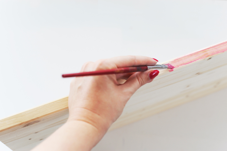 DIY: Holztablett in Marmoroptik selbst machen