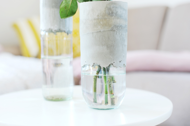 DIY: Schicke Betonvasen selbst machen