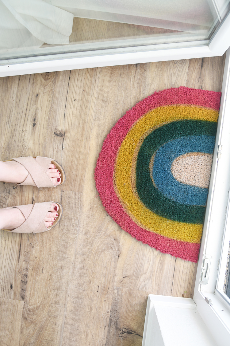 fußmatte-bedrucken-regenbogen