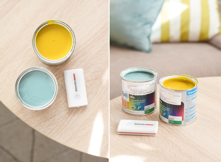 wohnzimmer-bild-farbig-diy